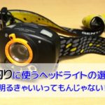 夜釣りのヘッドライトの選び方