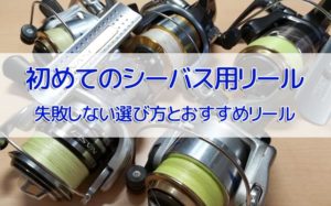 簡単 釣り初心者のためのリールの選び方とおすすめスピニングリール